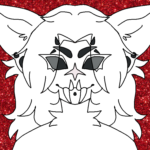 unshaded looping gif - headshot [character belongs too @thagoatie on ToyHouse]