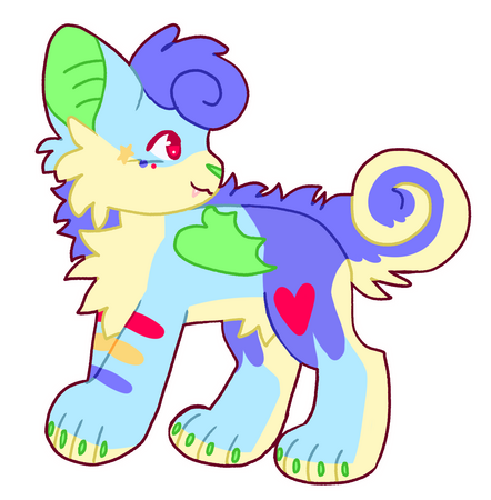 unshaded chibi fullbody (character belongs to and is designed by me)