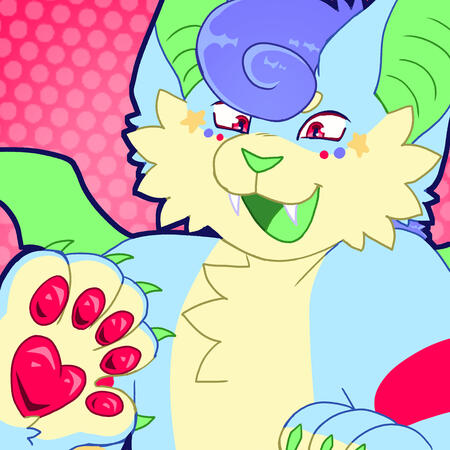 Profile picture (unshaded headshot) (character owned and designed by me)