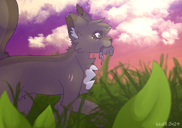 detailed shading halfbody + background [character belongs to localartdeer on tumblr]
