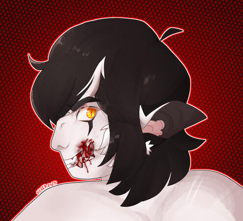 Detailed shading headshot (design by me)