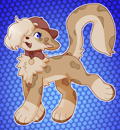 Cellshaded Chibi Fullbody (character belongs to MilkyGray on ArtFight)