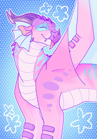 Cellshaded bust/halfbody (?) (character belongs to wrongfavourite on artfight)