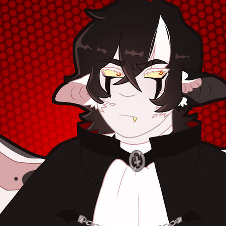 Profile picture (unshaded headshot) (character owned and designed by me)